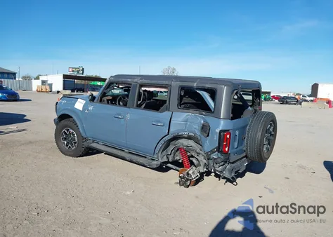 2024 Ford Bronco Outer Banks z USA, uszkodzony, nr VIN 1FMEE8BP9RLA19296